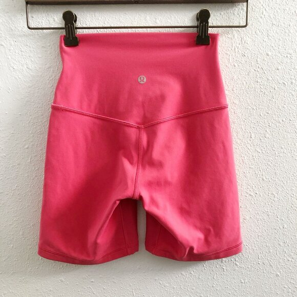 LULULEMON Align High-Rise Short 6" in Pink Dragonfruit Size 2 - Picture 4 of 9